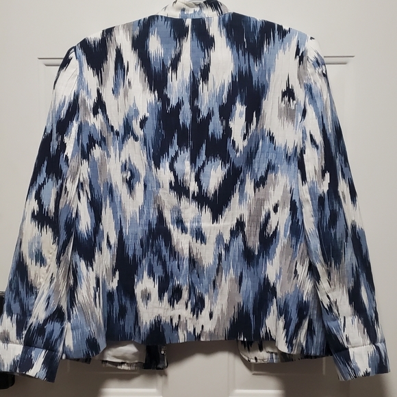 Alfred Dunner zip-up blazer - Picture 3 of 3